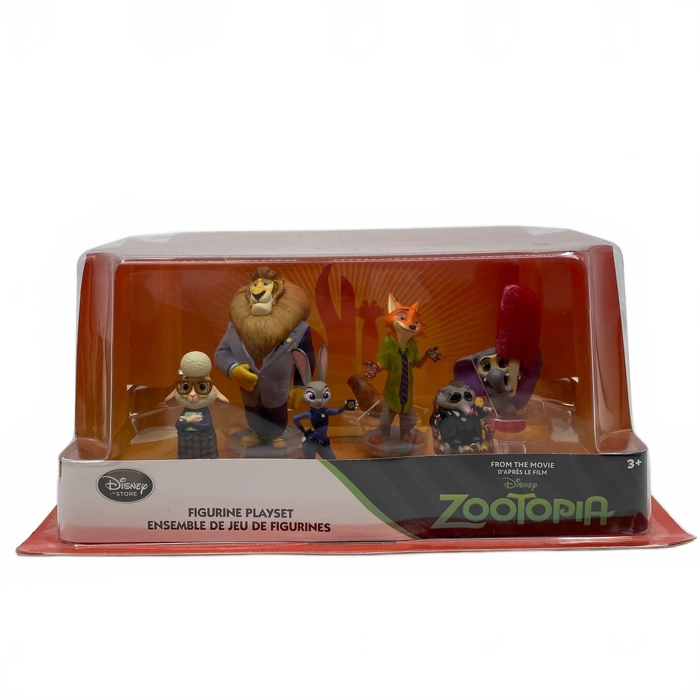 Disney Orange Toy Zootopia Collectible Figurine Set